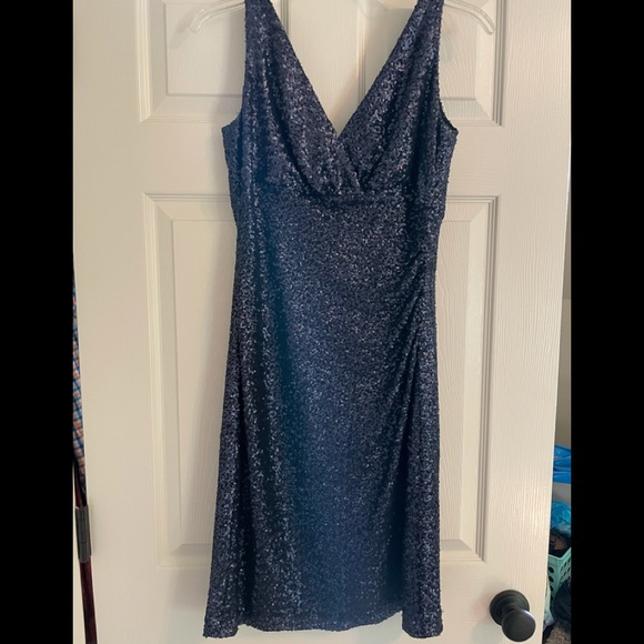 Lauren Ralph Lauren Dresses & Skirts - Navy blue dress by Lauren(Ralph Lauren) evening!